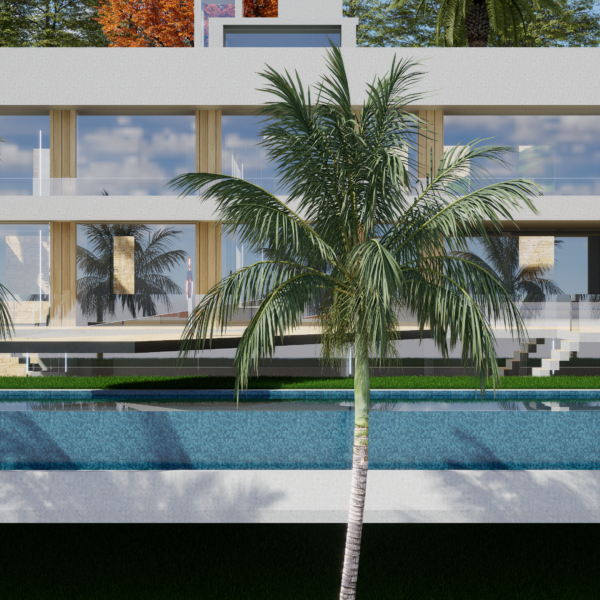 Villa with panoramic view